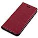 Custodia Compatibile Con Apple Iphone 7 / 7s / 8 / Se 2020 In Rosso Mela - Coperchio Protettiva Con Chiusura Magnetica, Funzione Stand E Tasca Per Le Carte - Foto miniatura 2