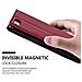 Custodia Compatibile Con Apple Iphone 7 / 7s / 8 / Se 2020 In Rosso Mela - Coperchio Protettiva Con Chiusura Magnetica, Funzione Stand E Tasca Per Le Carte - Foto miniatura 10