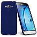 Custodia Compatibile Con Samsung Galaxy J3 2015 In Candy Blu Scuro - Coperchio Protettivo In Silicone Tpu Flessibile - Foto miniatura 5