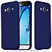 Custodia Compatibile Con Samsung Galaxy J3 2015 In Candy Blu Scuro - Coperchio Protettivo In Silicone Tpu Flessibile - Foto miniatura 1