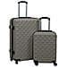 Set Valigie Trolley A Custodia Rigida 2 Pz Antracite In Abs - Foto miniatura 1