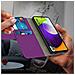 Custodia Samsung Galaxy A52 5g / 4g Portafoglio Supporto Video Soft Touch Viola - Foto miniatura 5