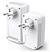 TL-WPA8631P KIT adattatore di rete PowerLine 300 Mbit /s Collegamento ethernet LAN Wi-Fi Bianco 2 pz - Foto miniatura 2