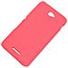 Custodia Frosted Shell Posteriore Rigida Antiscivolo Sony Xperia E4 Red - Foto miniatura 1