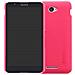 Custodia Frosted Shell Posteriore Rigida Antiscivolo Sony Xperia E4 Red - Foto miniatura 3
