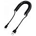 Usb To Lightning Cable - 1m (3.3ft) Coiled Cable Black - Foto miniatura 3