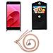 Catena Di Telefoni Cellulari Compatibile Con Asus Zenfone 4 Selfie Pro In Or Rosato A Perla - Coperchio Protettivo In Silicone Con Anelli D'argento, Cinturino In Corda E Custodia Staccabile - Foto miniatura 7