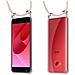 Catena Di Telefoni Cellulari Compatibile Con Asus Zenfone 4 Selfie Pro In Or Rosato A Perla - Coperchio Protettivo In Silicone Con Anelli D'argento, Cinturino In Corda E Custodia Staccabile - Foto miniatura 8