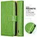 Custodia Compatibile Con Nokia Lumia 520 In Verde Erbe - Coperchio Protettiva Con Chiusura Magnetica, Funzione Stand E Tasca Per Le Carte - Foto miniatura 5