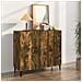 Credenza Rovere Fumo 90x34x80 Cm In Legno Multistrato - Foto miniatura 1