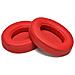 Cuscinetti Auricolari In Pelle Di Pecora Per Beats Studio 2.0, 1 Paio Red - Foto miniatura 2