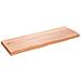 Piano Bagno Marrone 80x30x (2-4) cm Legno Massello Trattato - Foto miniatura 1