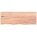 Piano Bagno Marrone 80x30x (2-4) cm Legno Massello Trattato - Foto miniatura 2