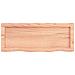 Piano Bagno Marrone 80x30x (2-4) cm Legno Massello Trattato - Foto miniatura 3