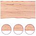 Piano Bagno Marrone 80x30x (2-4) cm Legno Massello Trattato - Foto miniatura 5