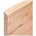 Piano Bagno Marrone 80x30x (2-4) cm Legno Massello Trattato - Foto miniatura 6