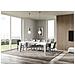 Tavolo Allungabile 90x130/234 Cm Naxy Mix Piano Bianco Frassino - Gambe Noce - Bianco Frassino /cemento - Foto miniatura 3