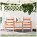 Panca da Giardino con Tavolino 2 Posti Legno Massello Douglas - Foto miniatura 1