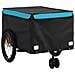 Rimorchio Da Bici Nero E Blu 45 Kg In Ferro - Foto miniatura 7
