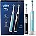 Spazzolino Oral-b Pro1 Duo Blu /nero - Foto miniatura 2