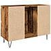 Mobile Da Bagno Legno Antico 80x33x60 Cm In Truciolato - Foto miniatura 5