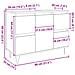 Mobile Da Bagno Legno Antico 80x33x60 Cm In Truciolato - Foto miniatura 10