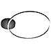 Plafoniera Giotto A Led Moderna 36w Nero 3508-61-101 - Foto miniatura 1
