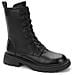 Black Casual Closed Warm Boots Stivaletti Sintetico E Tessile Scarpe Donna Nero Eu 36, 938017/05-01 - Foto miniatura 1