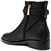 Darcy Flat Bootie Stivaletti Pelle Di Mucca Scarpe Donna Nero Eu 38.5, 40f3dcfe5l-001 - Foto miniatura 3
