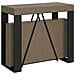 Consolle allungabile 90x40/196 cm Zamat Small tortora telaio antracite - Foto miniatura 1