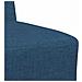 Divano Sedia Blu 55 cm in Tessuto - Foto miniatura 7