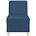 Divano Sedia Blu 55 cm in Tessuto - Foto miniatura 8