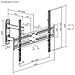 WT70TSLE-323 Supporto TV a parete 177,8 cm (70") Nero - Foto miniatura 6