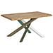 Tavolo Fisso 90x160 Cm Versalux Scortecciato Rovere Gambe 4/a - Foto miniatura 1