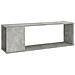 Mobile Tv Grigio Cemento 100x24x32 Cm In Truciolato - Foto miniatura 1