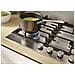 Piano Cottura HHG6BF4C3X a Gas 4 Fuochi Gas Colore Acciaio Inox - Foto miniatura 8