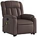 Poltrona Alzapersona Reclinabile Massaggio Marrone Similpelle - Foto miniatura 4