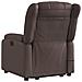 Poltrona Alzapersona Reclinabile Massaggio Marrone Similpelle - Foto miniatura 5
