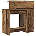 Scrivania con Stoccaggio Legno Vecchio 90x48x101.5 cm Legno ingegnerizzato - Foto miniatura 6
