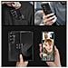 Custodia Pieghevole In Pelle Pc Nera Compatibile Con Samsung Galaxy Z Fold6 Con Supporto - Foto miniatura 3