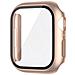 Custodia Protettiva In Vetro Temperato Pc Oro Rosa Compatibile Con Apple Watch Ultra 49mm - Foto miniatura 1