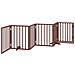 Cancello Cani Porta Pieghevole Marrone 6 Pannelli 300cm Pioppo - Foto miniatura 6