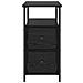 Armadio da Notte con cassetto 2 pcs Rovere nero 30 x 60 x 60 cm - Foto miniatura 7