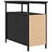 Armadio da Notte con cassetto 2 pcs Rovere nero 30 x 60 x 60 cm - Foto miniatura 9