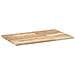 Piano Tavolo Rettangolare 100x50x2cm Legno Massello di Acacia - Foto miniatura 8