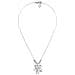 Collana Girocollo In Argento Con Fiore Fatato, 40 Cm - Foto miniatura 1