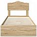 Letto con Contenitore con testiera Rovere Sonoma 90 x 200 cm - Foto miniatura 8