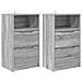 Comodini 2 pcs Grigio Sonoma 40 x 30 x 467 cm Legno multistrato - Foto miniatura 1