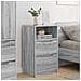 Comodini 2 pcs Grigio Sonoma 40 x 30 x 467 cm Legno multistrato - Foto miniatura 4