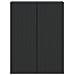 Mobiletto a muro Nero 66 x 34,5 x 90 cm Legno ingegnerizzato - Foto miniatura 3